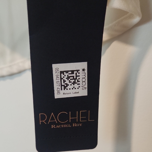 *New With Tags* RACHEL Rachel Roy Cream Blouse Size Large - Picture 2 of 9
